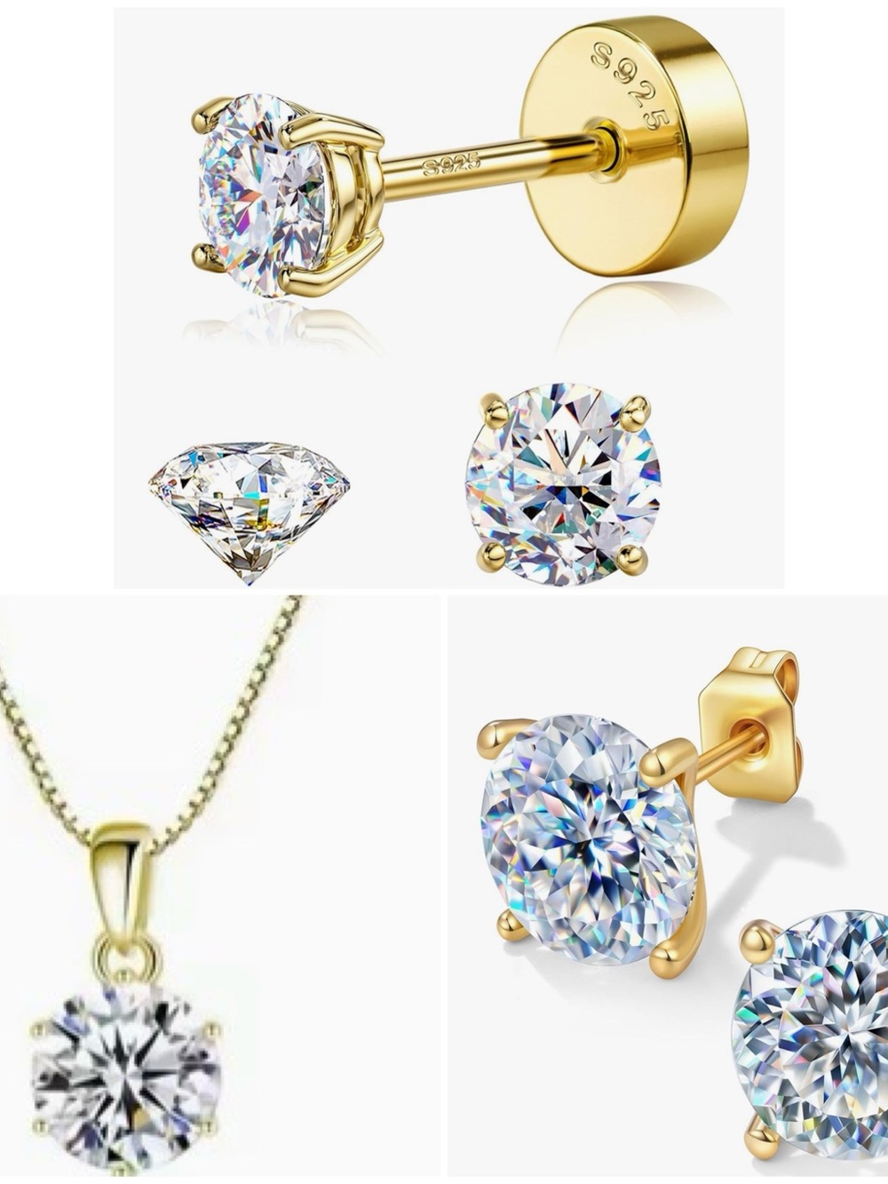 Bundle for ashley 2 earings and 1 necklace